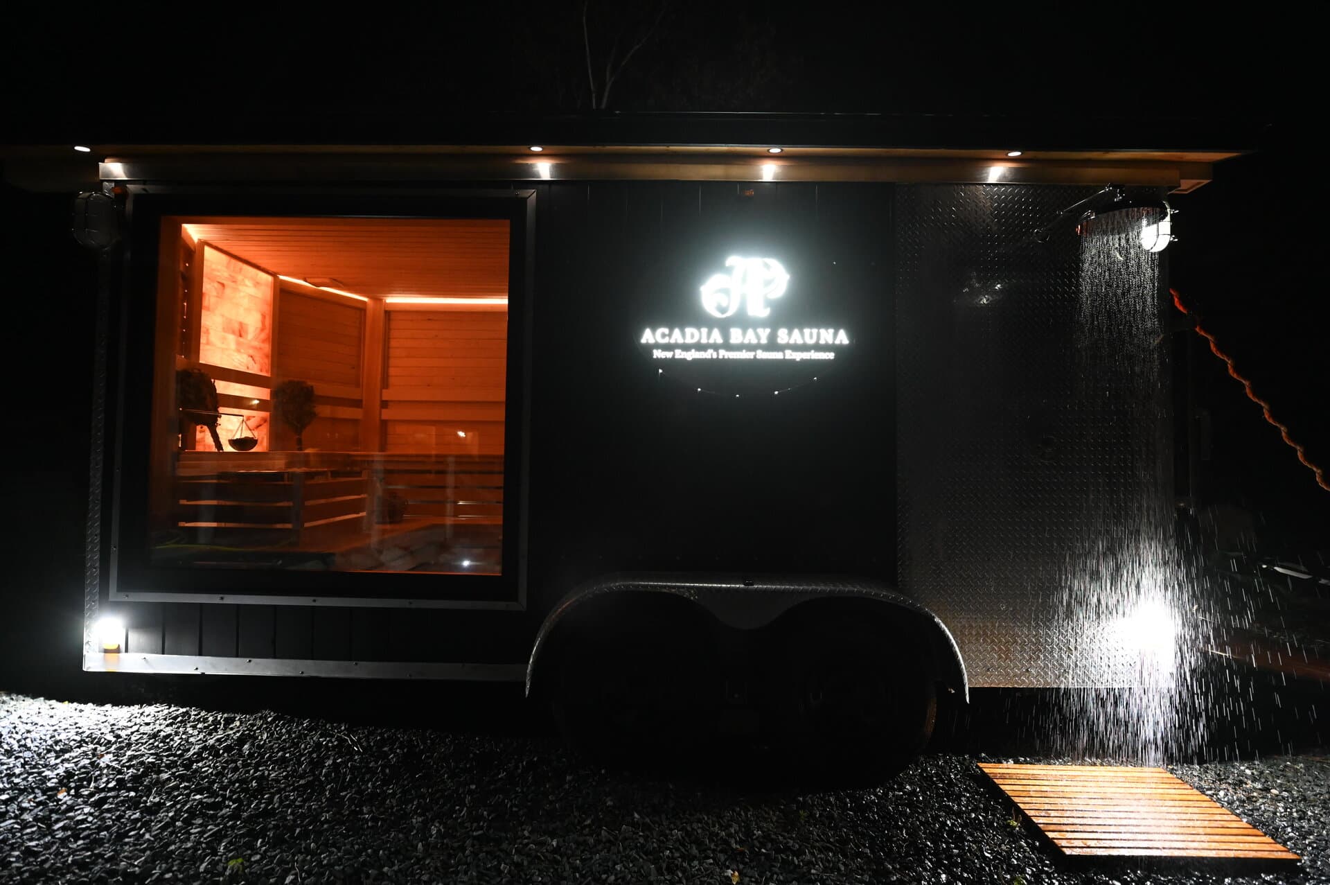 Sauna exterior detail