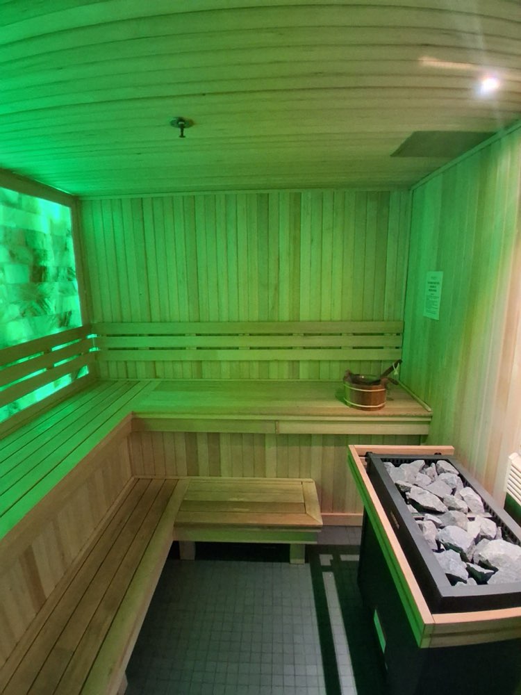 In-home sauna custom interior