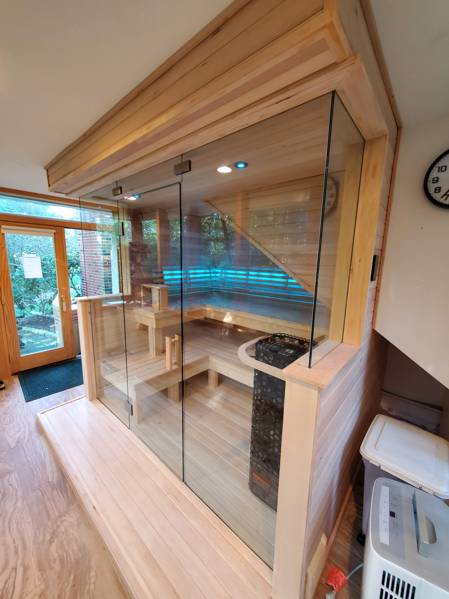 Custom cedar sauna