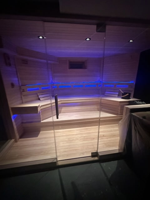 Sauna bench craftsmanship