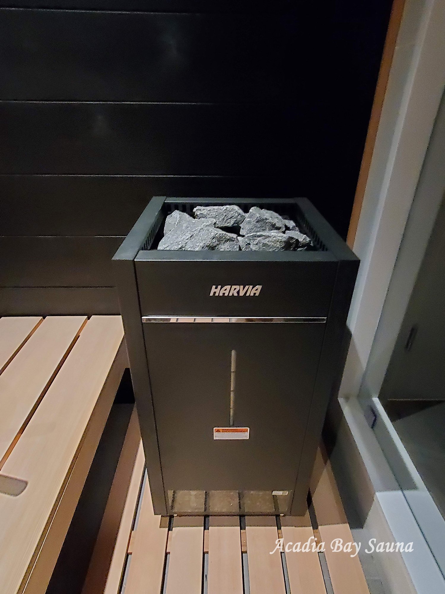 Harvia heater installation