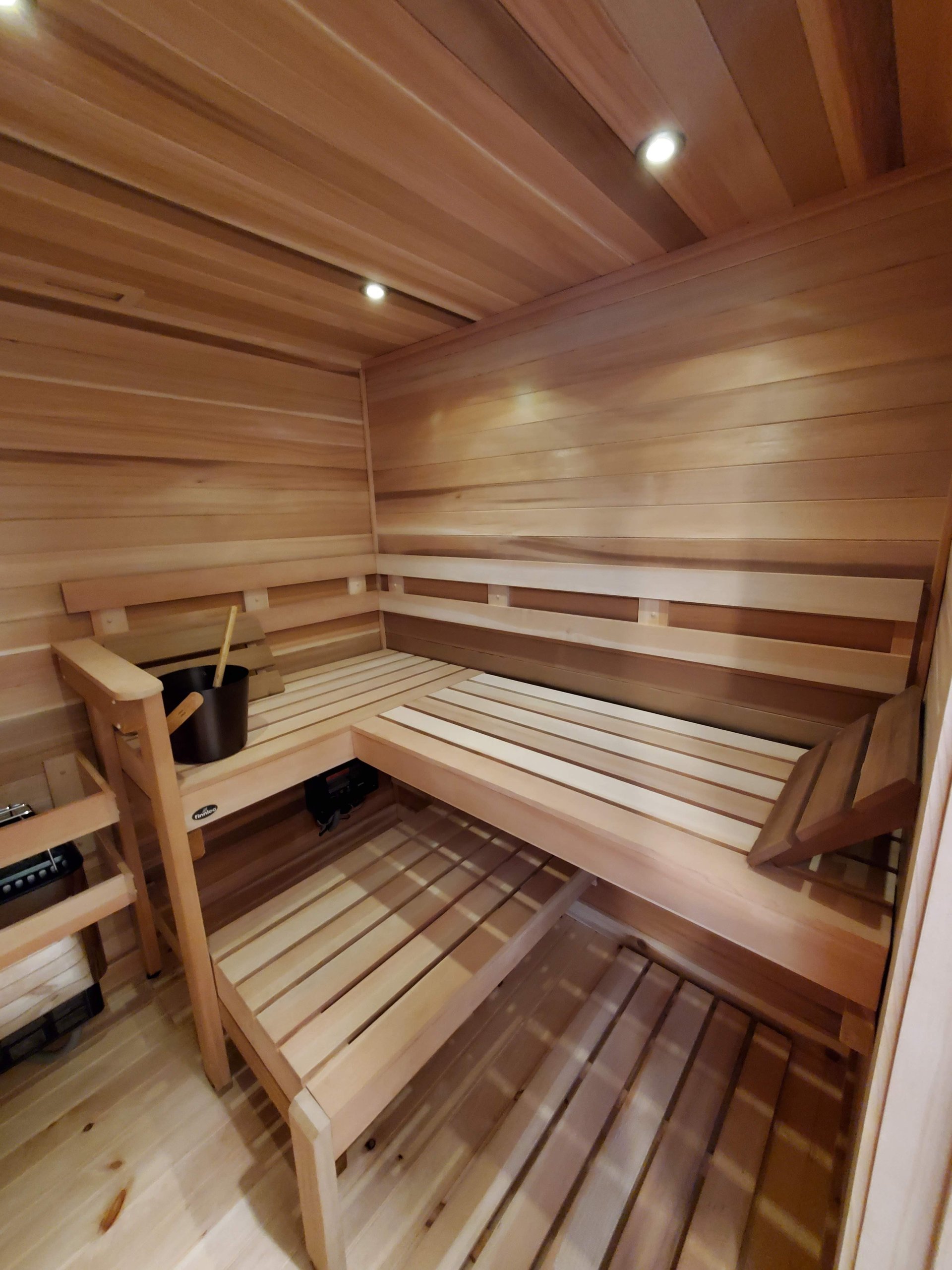 Plymouth sauna installation
