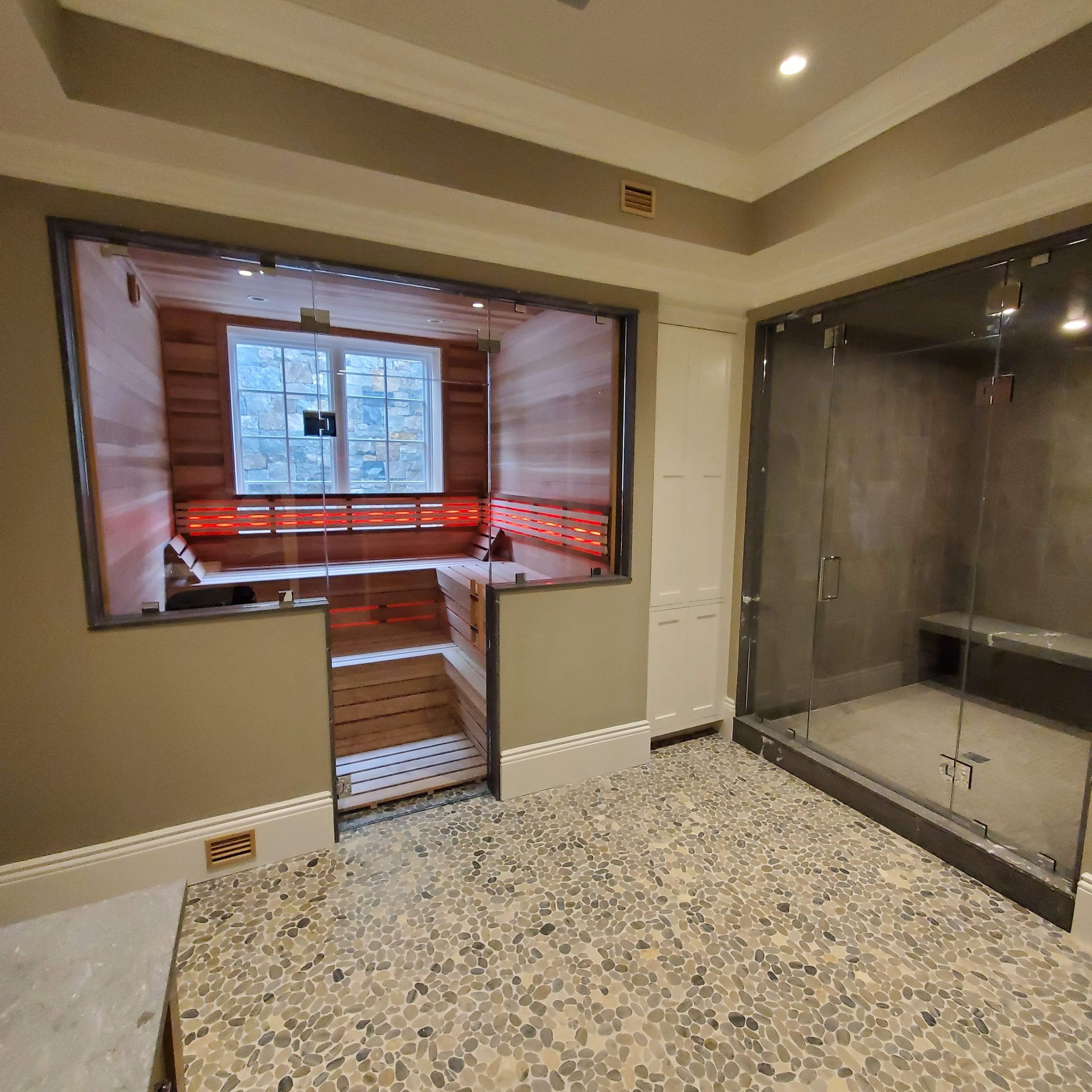 Weston complete custom sauna